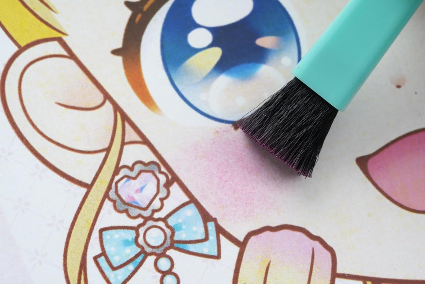 Fashionable Princess Coloring Book with Drawing Cosmetic Palette - Japanese Coloring Book