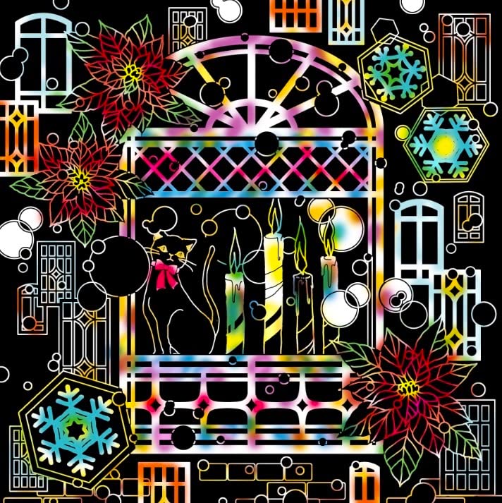 Fantasy Scratch Art by Shinobu Ohashi - Japanese Craft Book