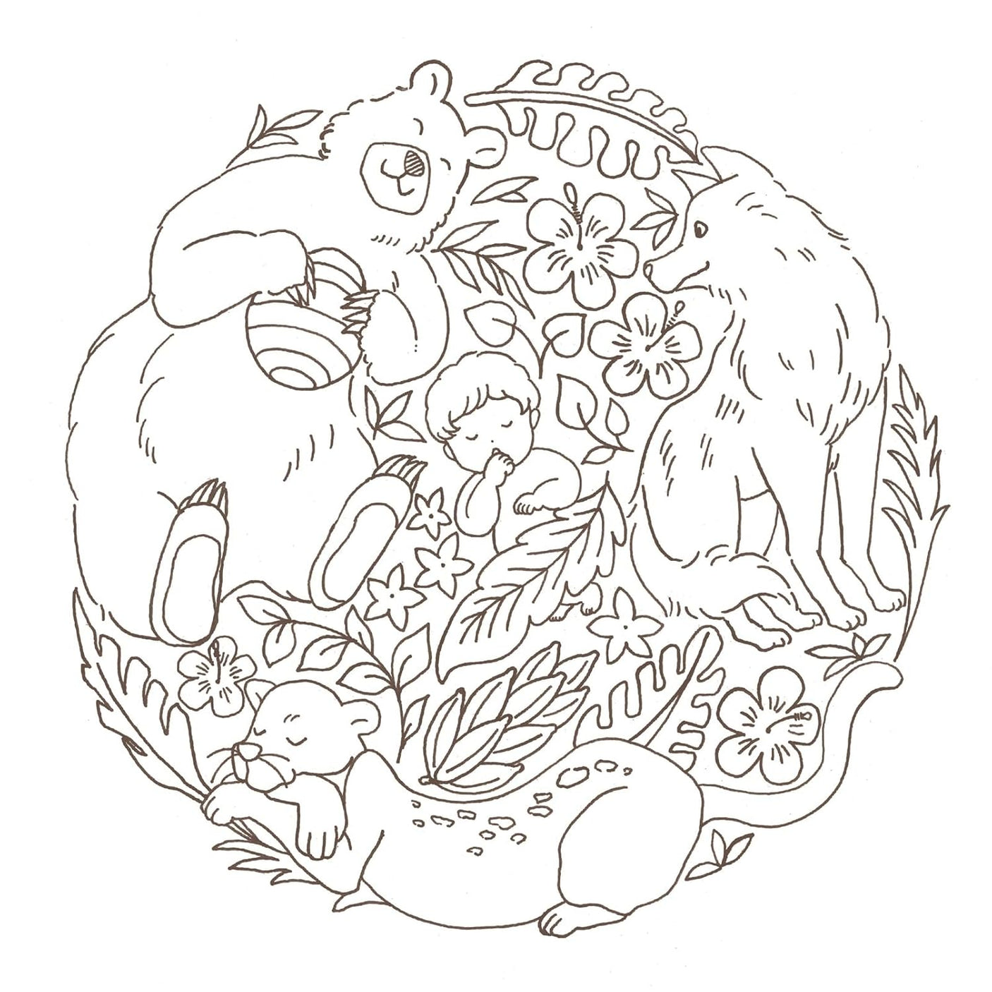 Eriy World Literature Open the Door to Imagination Coloring Book - Japanese Craft Book