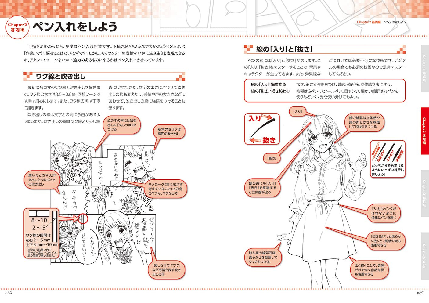 How to draw manga taught by professional instructors - Japanese Craft Book