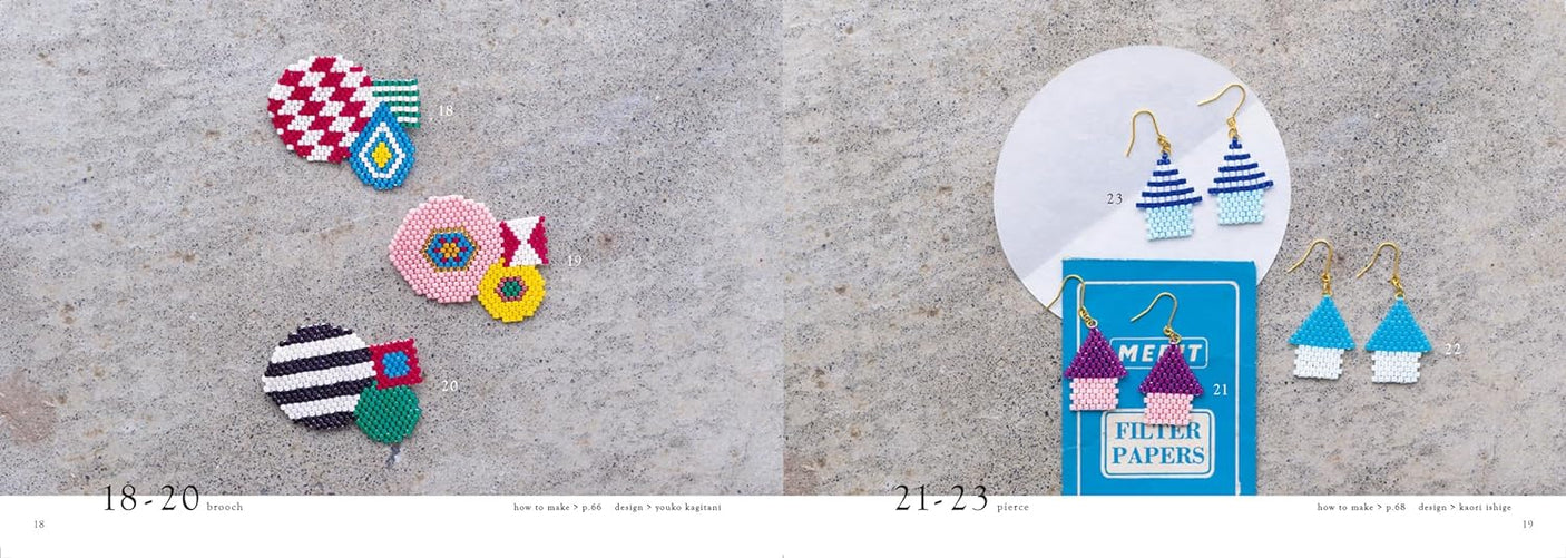 Small bead accessories that even beginners can make with a needle and thread. - Japanese Craft Book