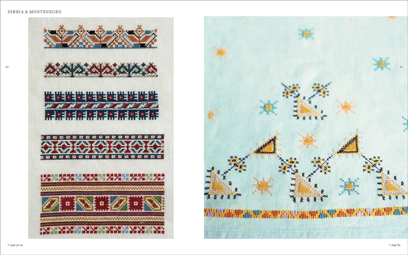 (English version) Cross Stitch Folklore: Eastern European Embroidery Motifs & Patterns - Japanese Craft Book