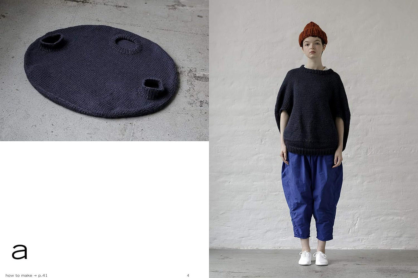 Funny shape knits Asuka Hamada Knit sweater knit cup scarf - Japanese Craft Book