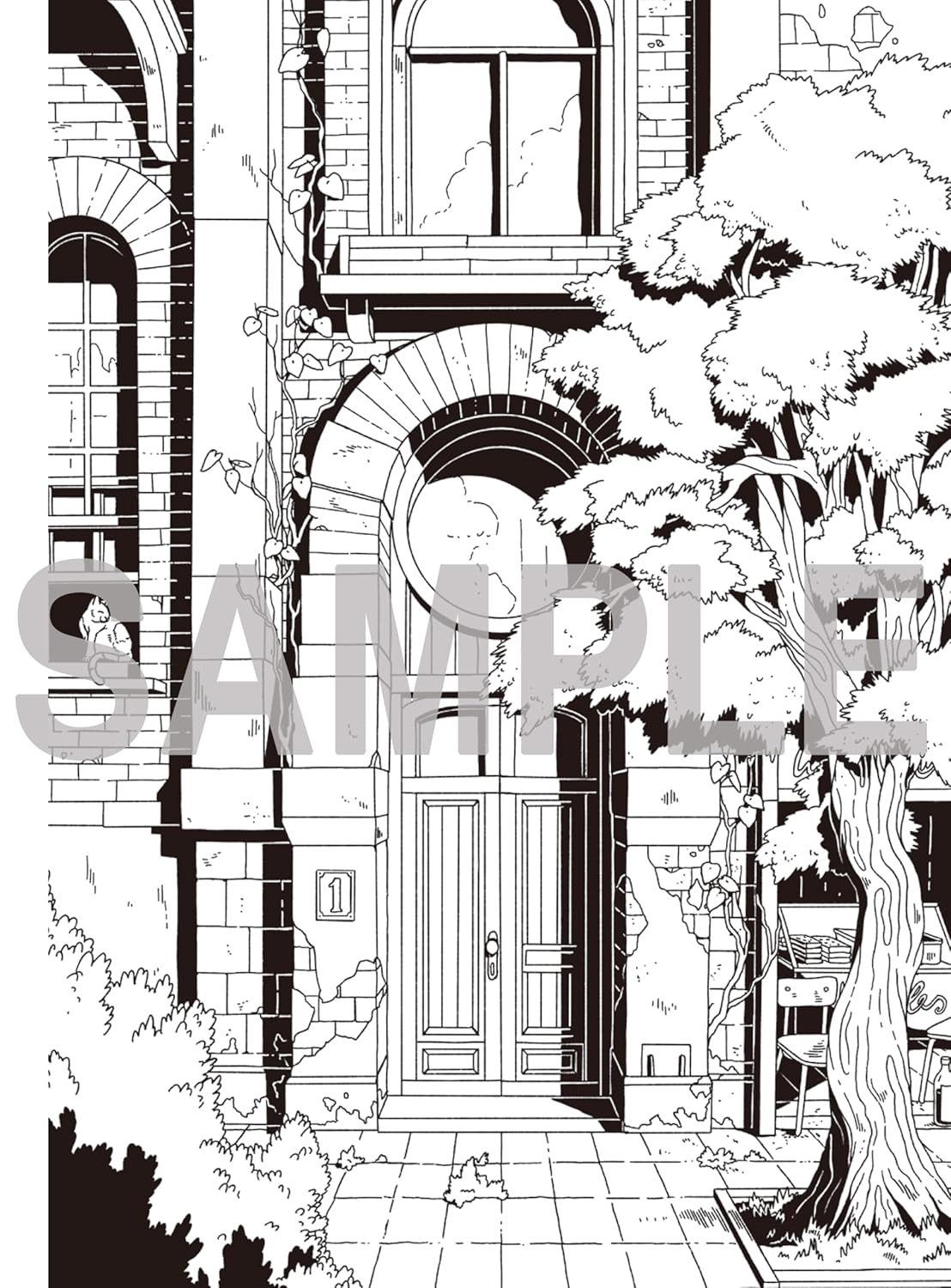 Fantasy coloring book for adults: Beautiful landscapes and miniature gardens - Japanese Craft Books