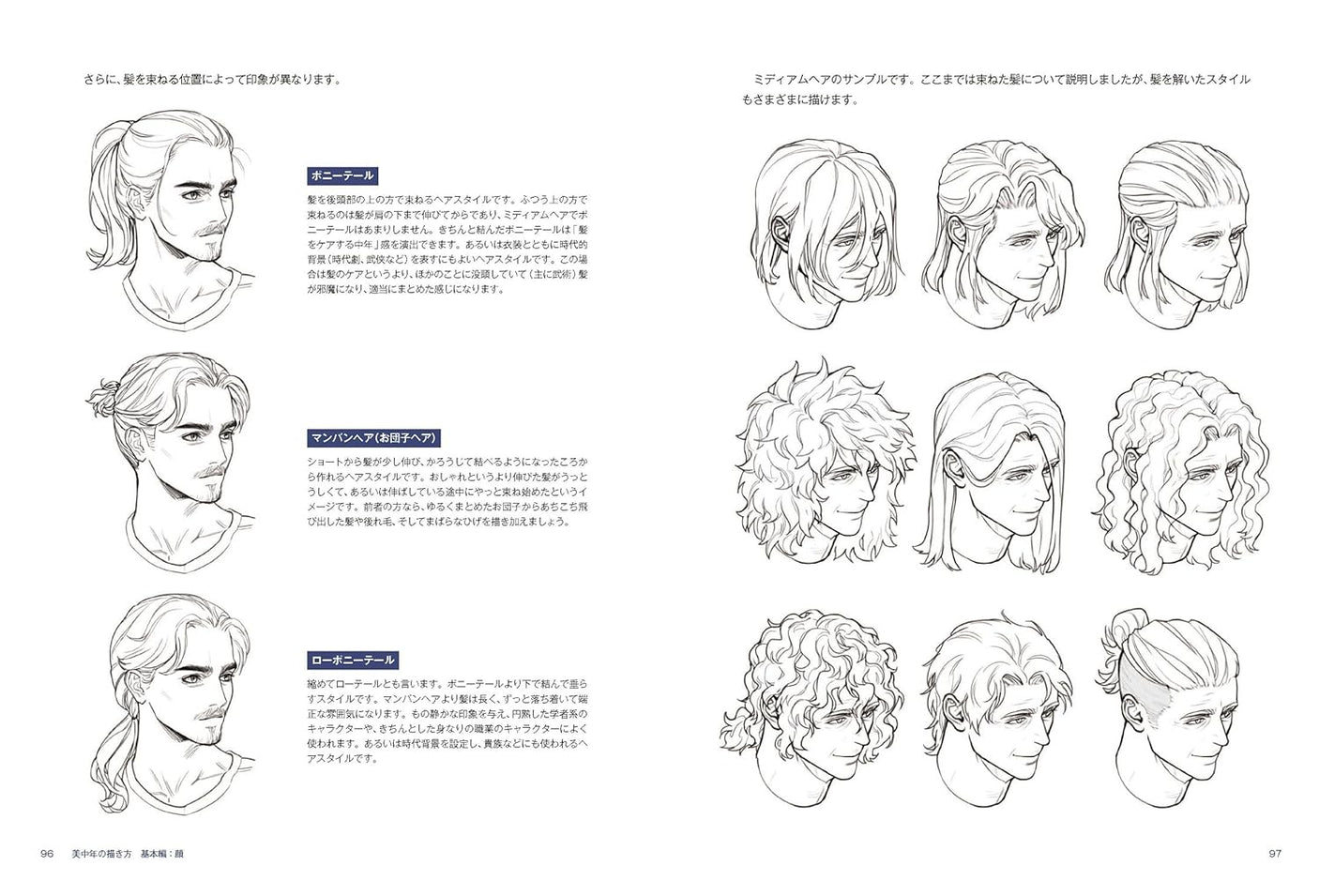 How to draw a beautiful middle-aged person: Fascinating techniques for expressing old age - Japanese Craft Book