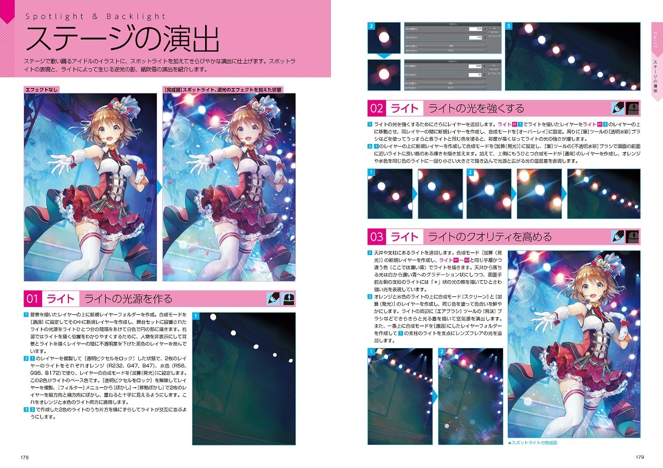Encyclopedia of how to draw digital illustration "effects" Draw with CLIP STUDIO PAINT PRO! 50 techniques for effects and finishing (digital illustration drawing encyclopedia) - Japanese Craft Book