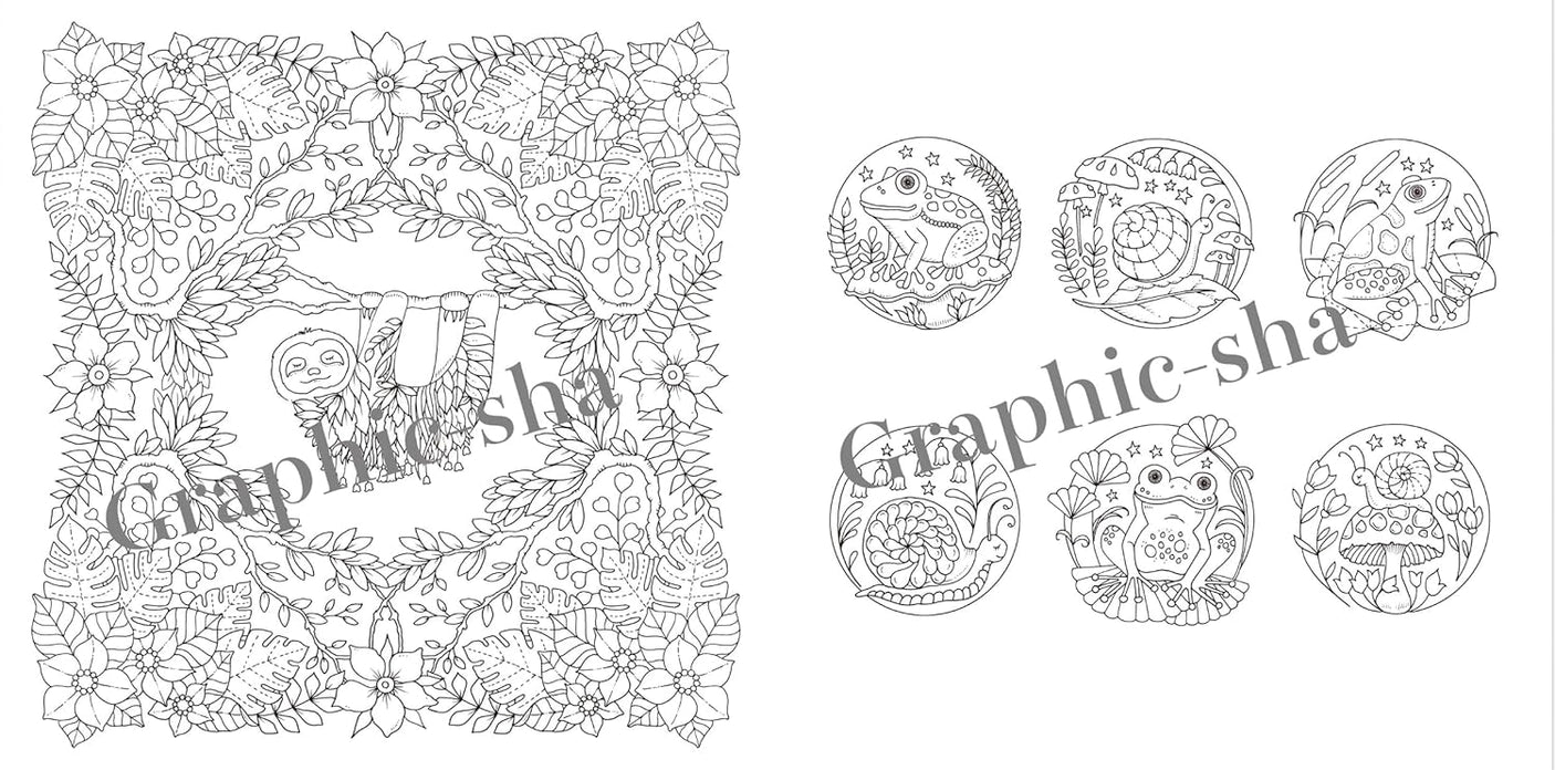 Magical World: A Coloring Book Full of Surprises - Japanese Coloring Book