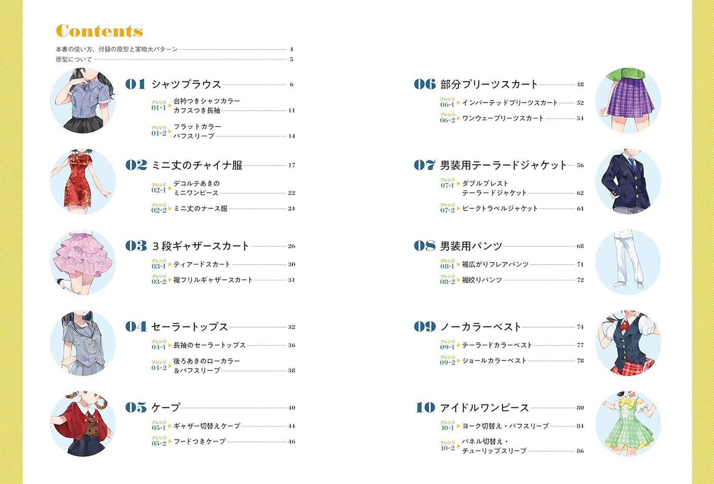 Cosplay Sewing & Design Book Tatsumi Tsurushima Momona Tachibana shirt one piece skirt - Japanese Craft Book