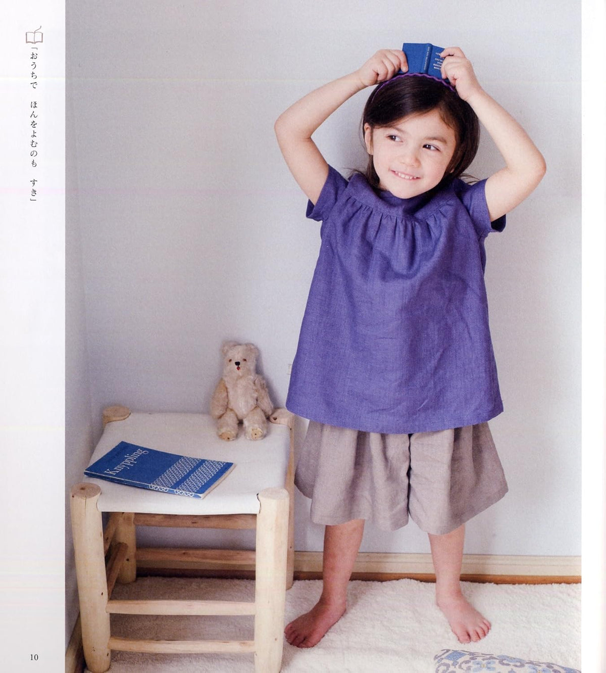 Everyday Clothes for Girls Children's Clothing Pattern-Japanese craft Book@