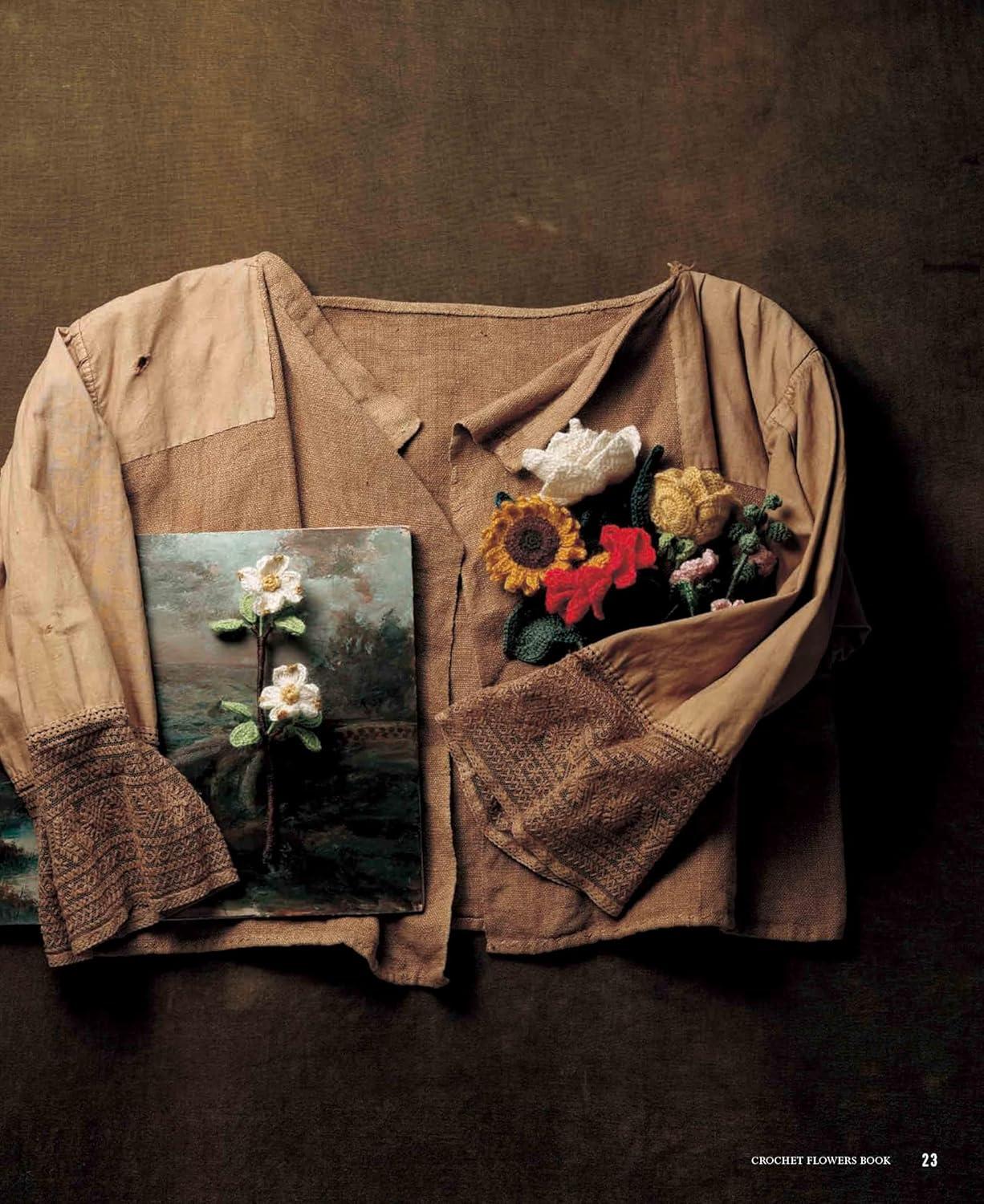 Crocheted by ECO VITA: An elegant flower encyclopedia Crochet Flowers Books - Japanese Craft Book