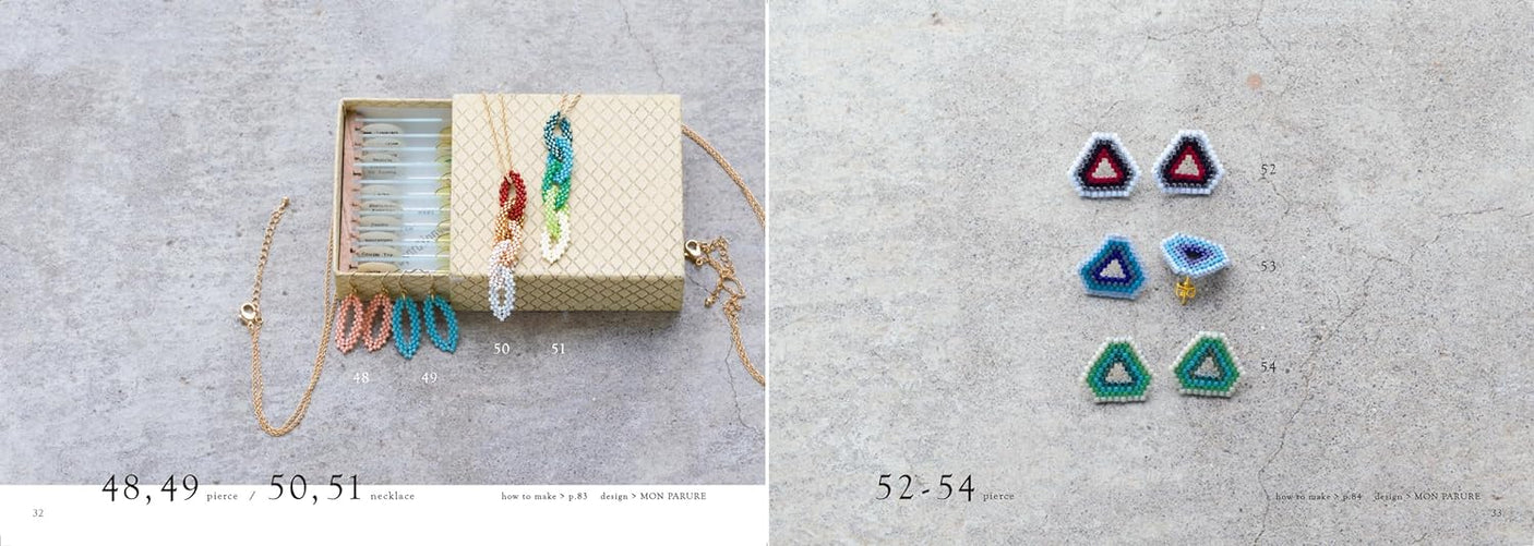 Small bead accessories that even beginners can make with a needle and thread. - Japanese Craft Book