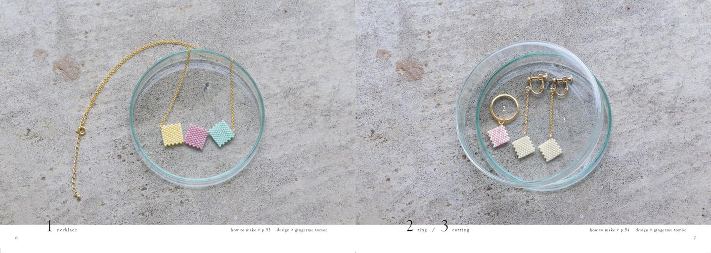 Small bead accessories that even beginners can make with a needle and thread. - Japanese Craft Book