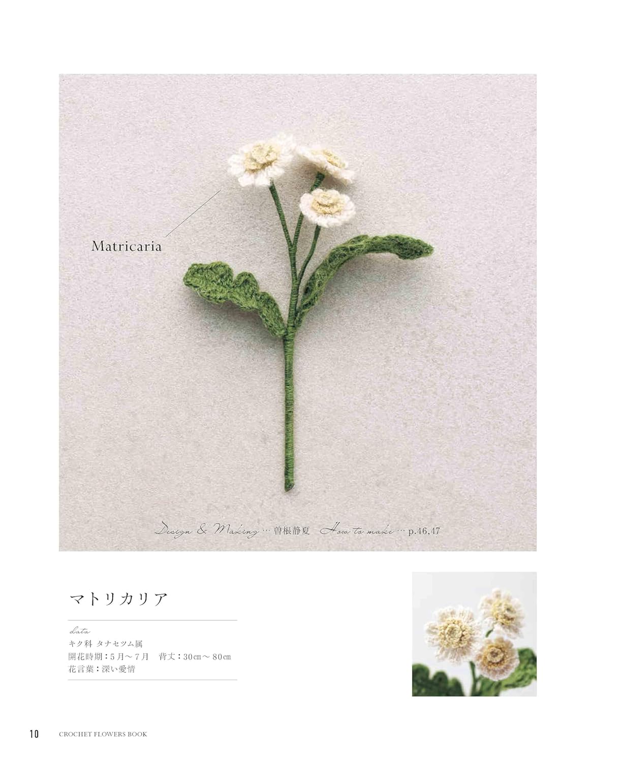 Crocheted by ECO VITA: An elegant flower encyclopedia Crochet Flowers Books - Japanese Craft Book