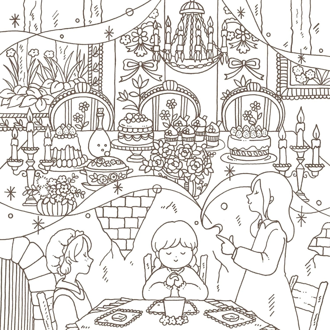 Eriy World Literature Open the Door to Imagination Coloring Book - Japanese Craft Book