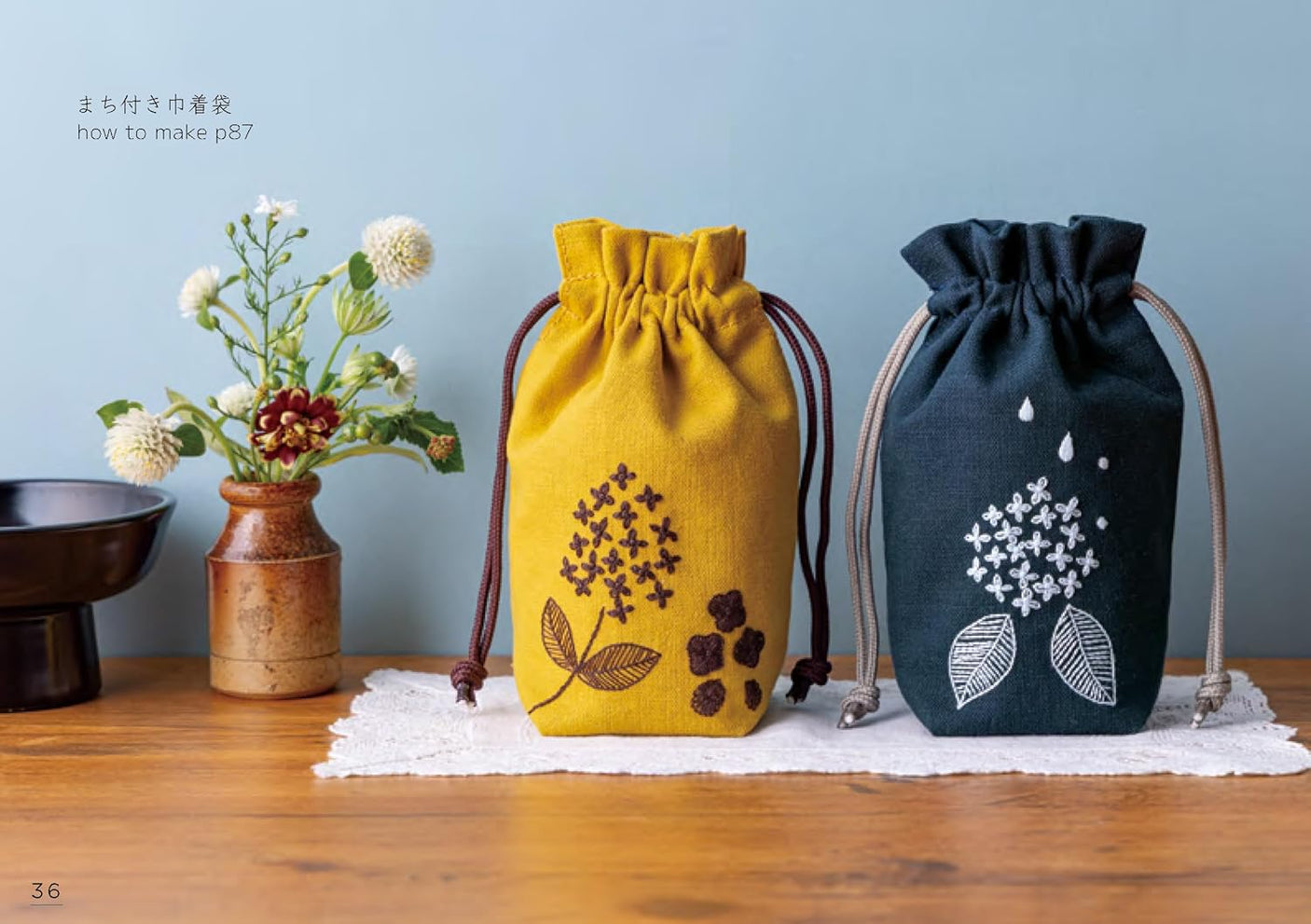 Totsuka Embroidery x Seitosha Birth Flowers of the Twelve Months - Japanese Craft Book