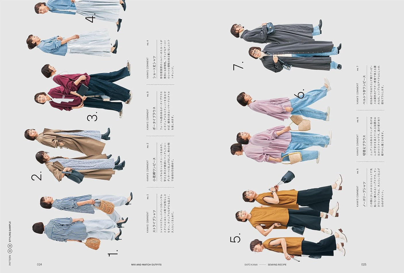 How to create stylish clothes KANA'S STANDARD SEWING RECIPE - Japanese Craft Book
