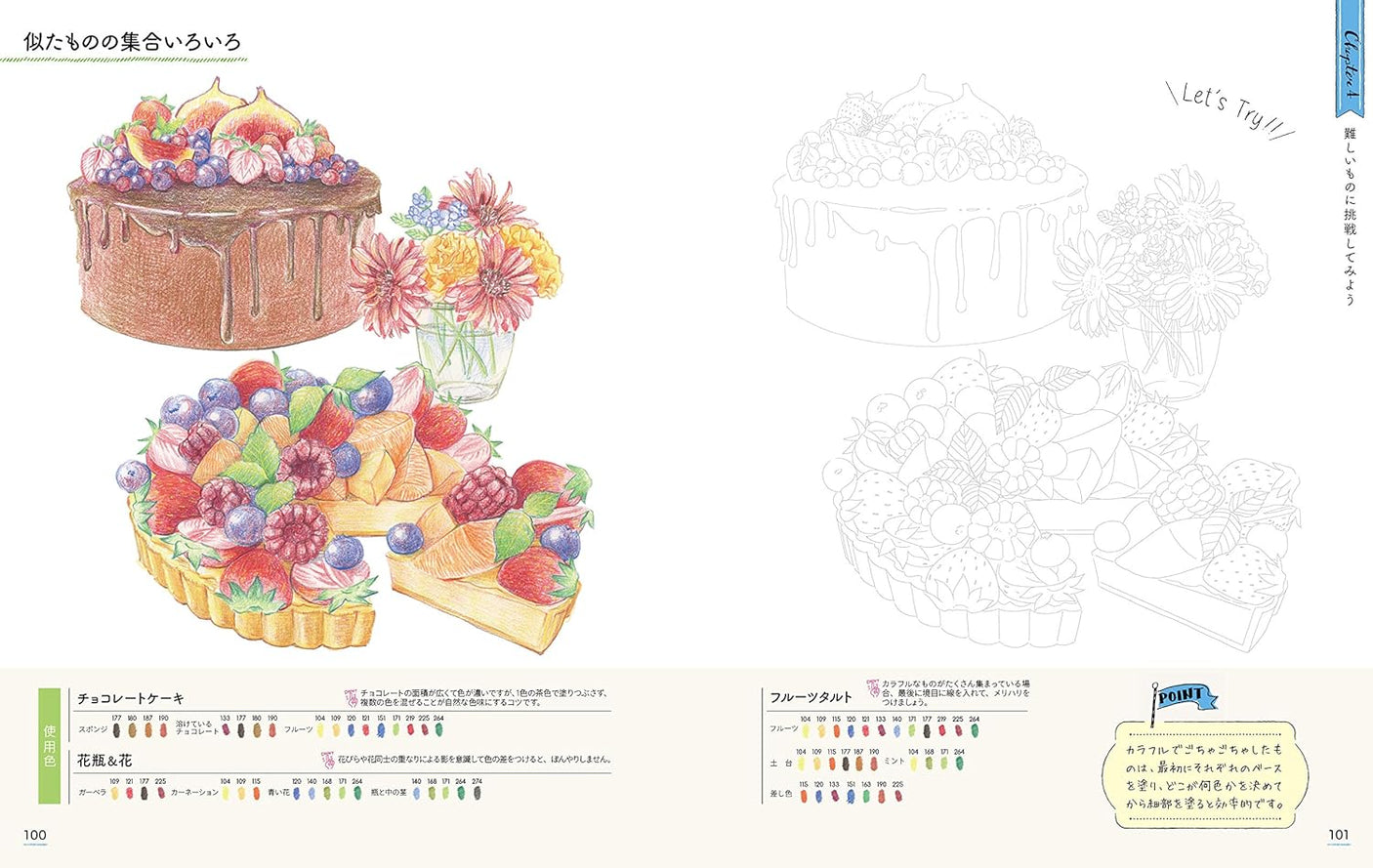 A wonderful way to color with colored pencils lesson notes starting with a coloring book - Japanese Coloring Book
