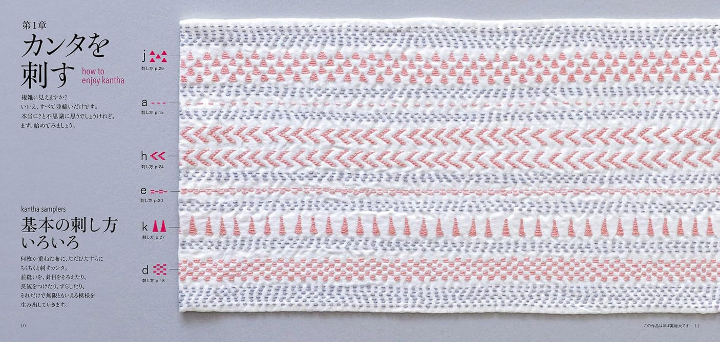 First time new Kantha - Japanese Craft Book