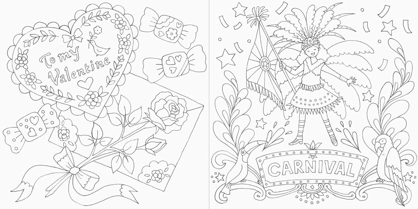 Eriy Tracing around the world - A journey through festivals - Japanese Coloring Books