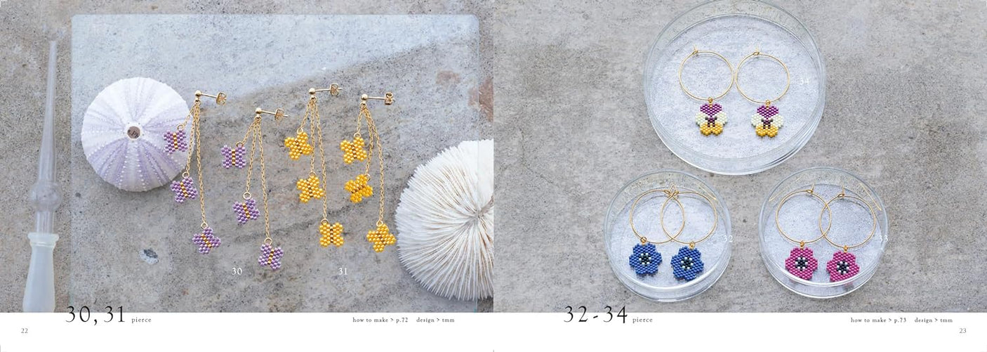 Small bead accessories that even beginners can make with a needle and thread. - Japanese Craft Book