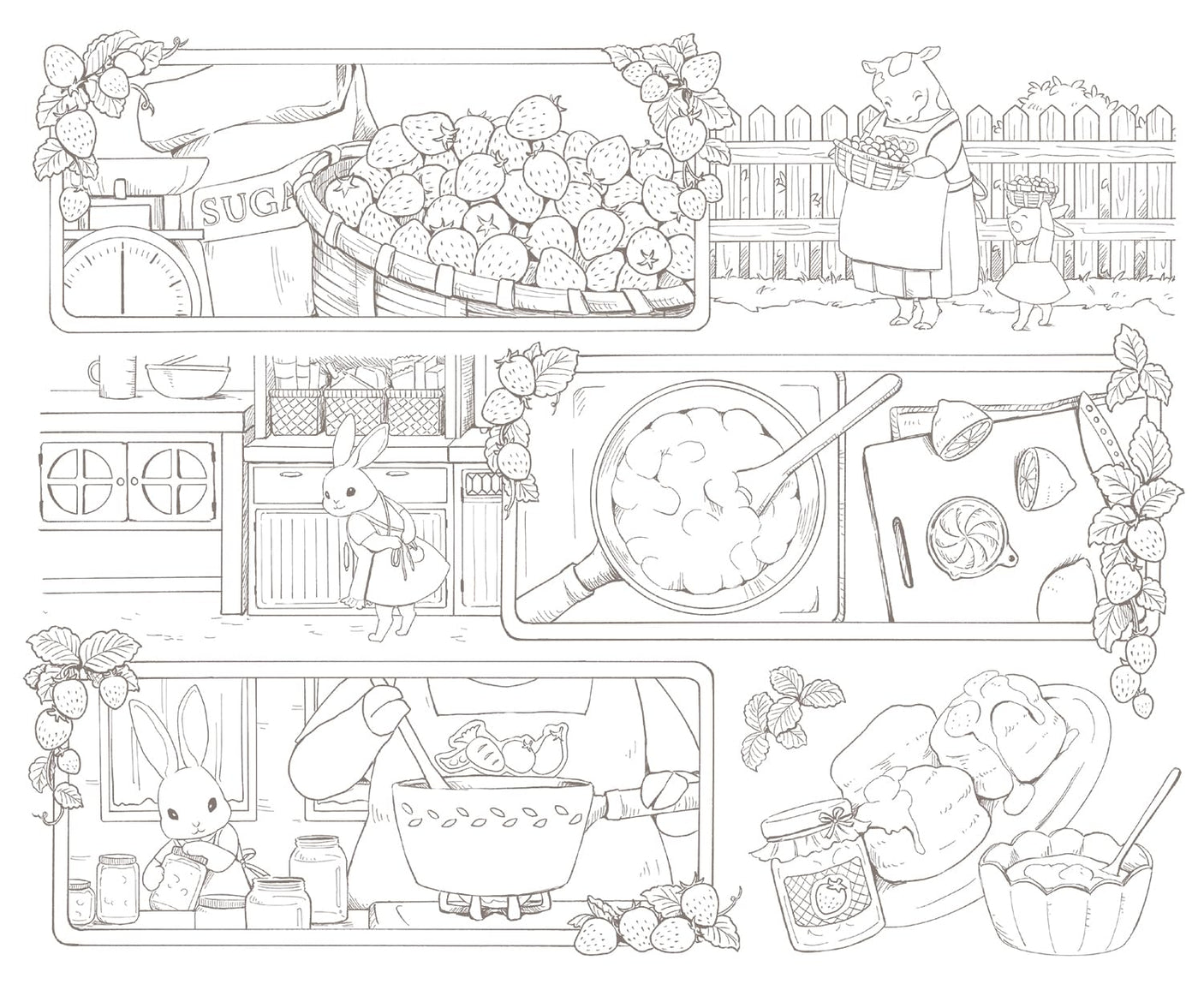 Traveling Animal Orchestra: A Heart-Pounding Coloring Book Series - Japanese Craft Book