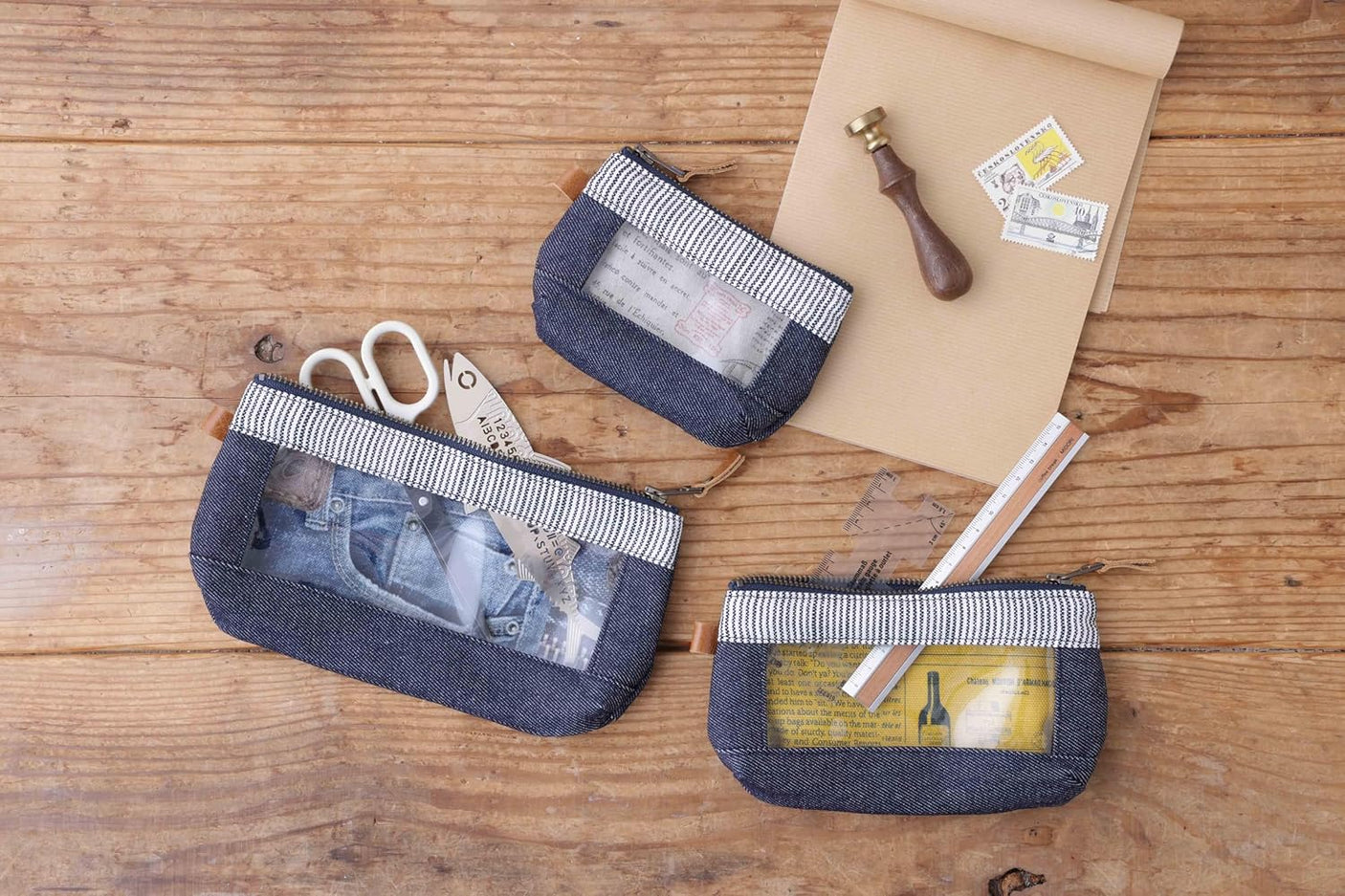 Commercially OK! Fabric accessories are three times cuter when made in large, medium and small sizes: Make three with one recipe! - Japanese Craft Book