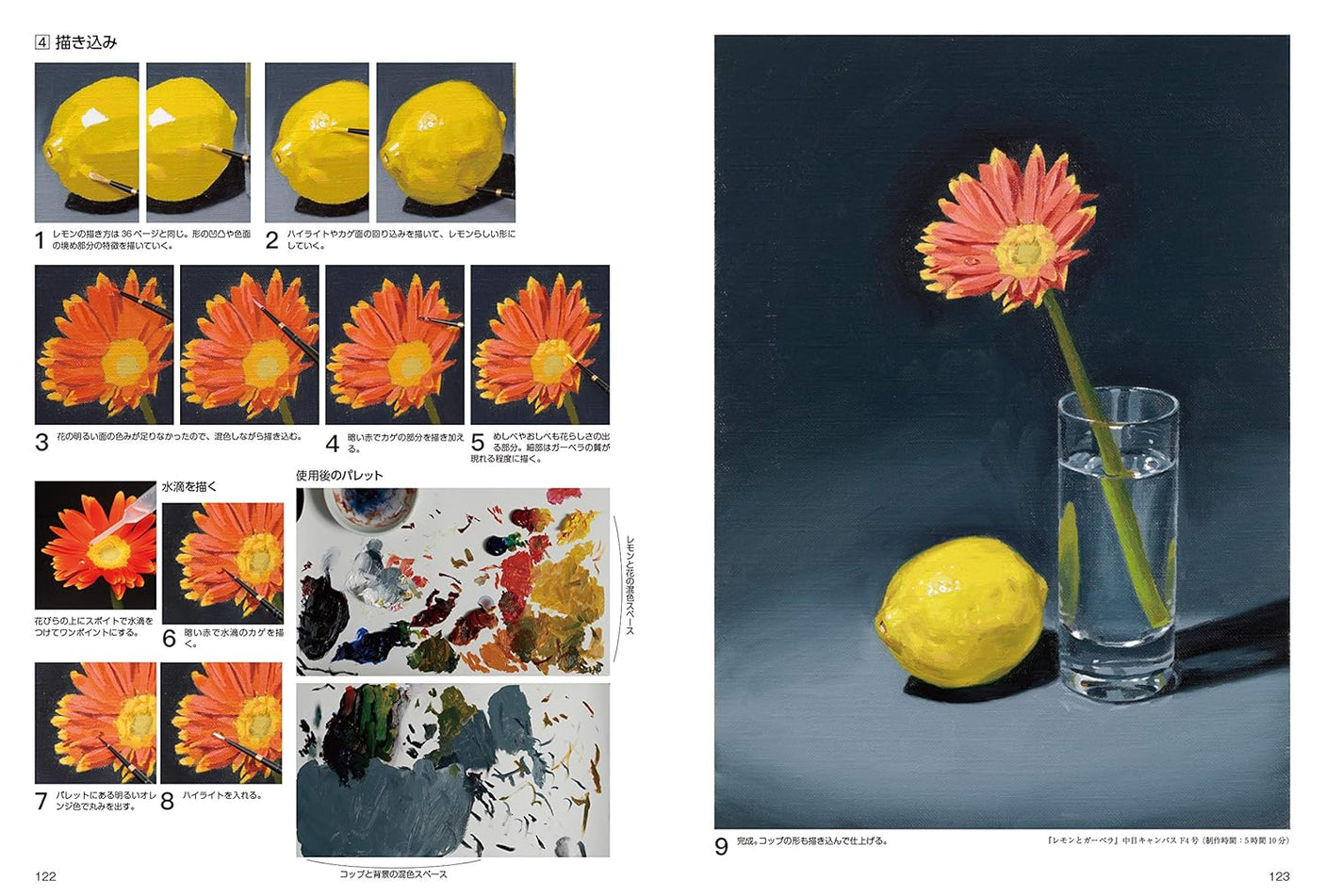 The basics of real oil painting in one day: A full-fledged introduction to painting in a variety of ways using just 6 colors + white! - Japanese Craft Book