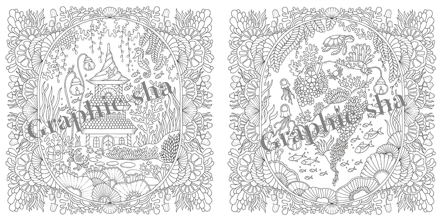 Magical World: A Coloring Book Full of Surprises - Japanese Coloring Book