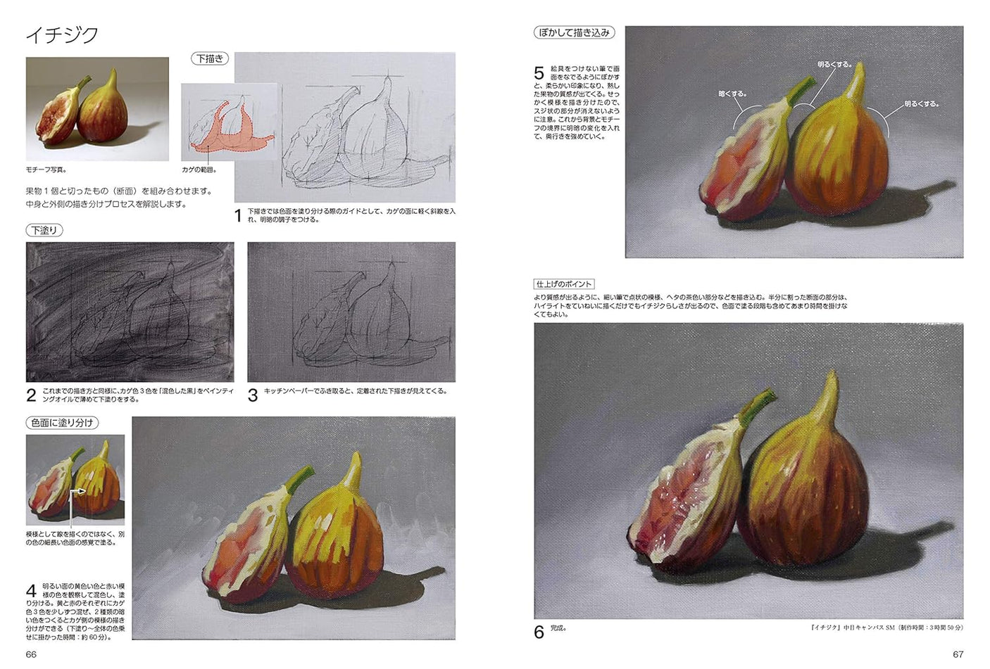 The basics of real oil painting in one day: A full-fledged introduction to painting in a variety of ways using just 6 colors + white! - Japanese Craft Book