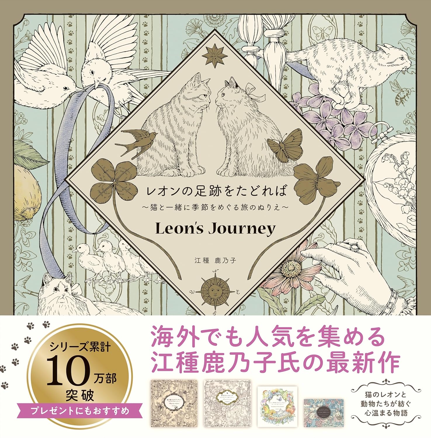 Follow in Leon's footsteps - A coloring book about a journey