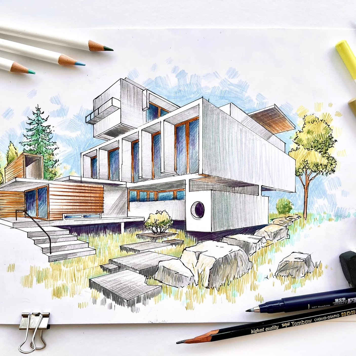 Tombow Colored Pencil Color Dictionary Volume 3 30 Colors CI-RTC