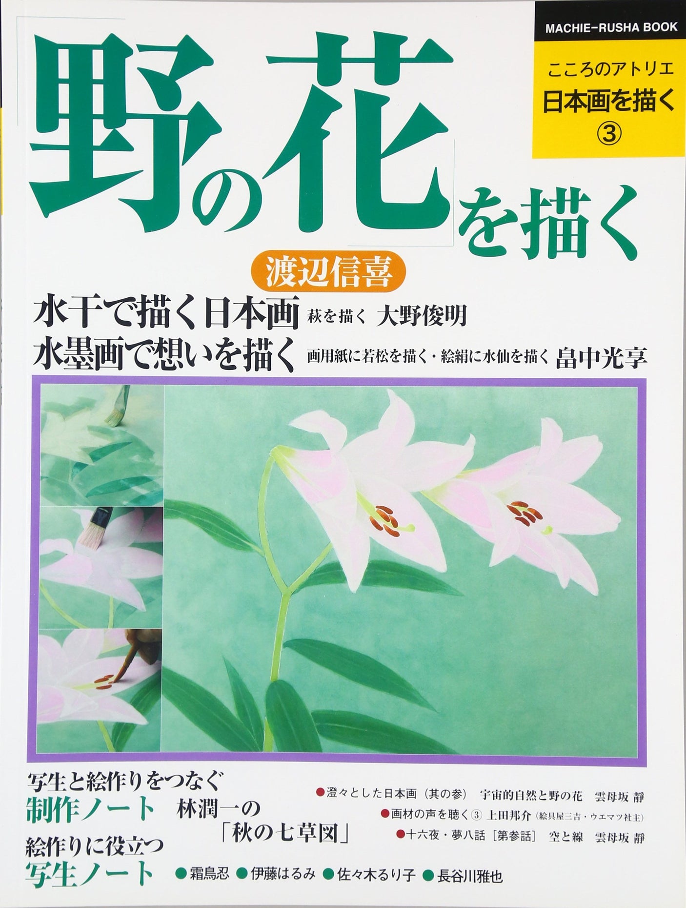 Drawing Japanese Paintings Volume 3: Drawing Wild Flowers (Atelier of the Heart Series) Japanese Craft Book