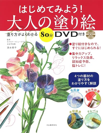 Let's get started! Adult coloring book: Includes an 80-minute DVD explaining coloring techniques. Japanese Craft Book
