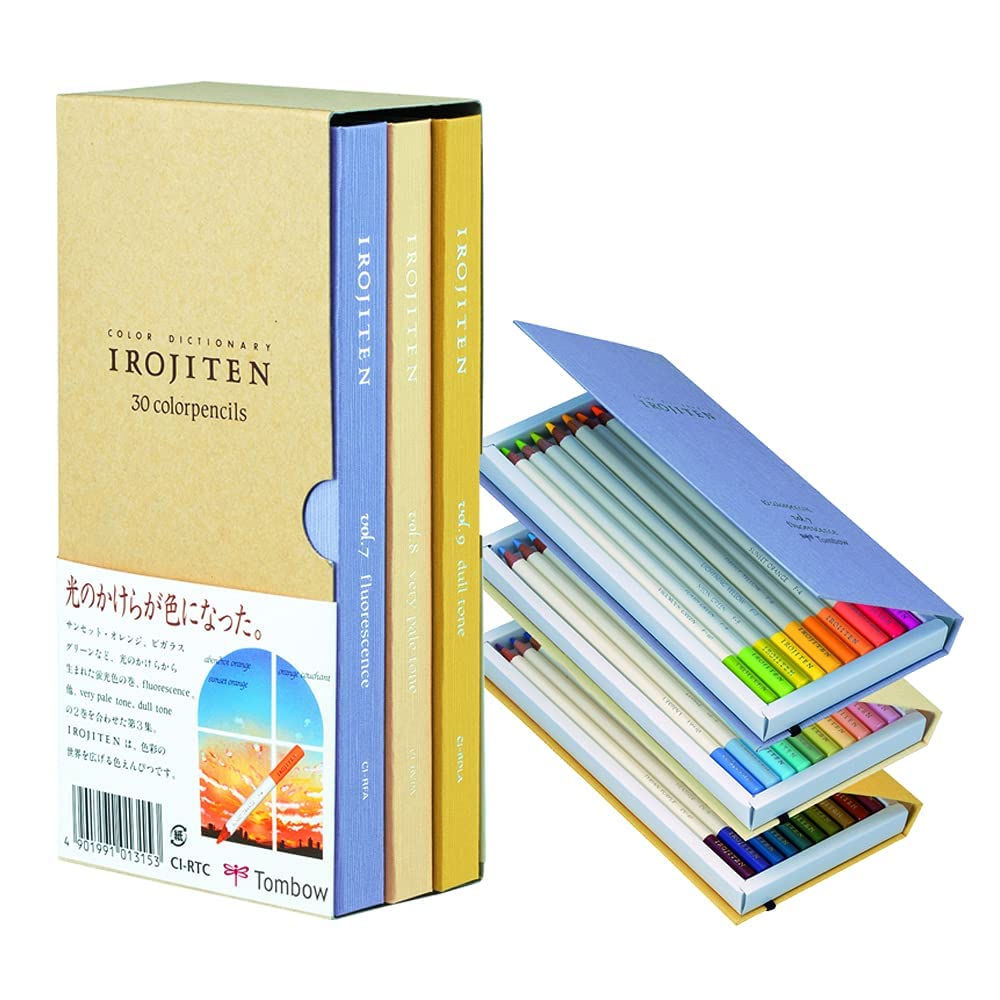 Tombow Colored Pencil Color Dictionary Volume 3 30 Colors CI-RTC