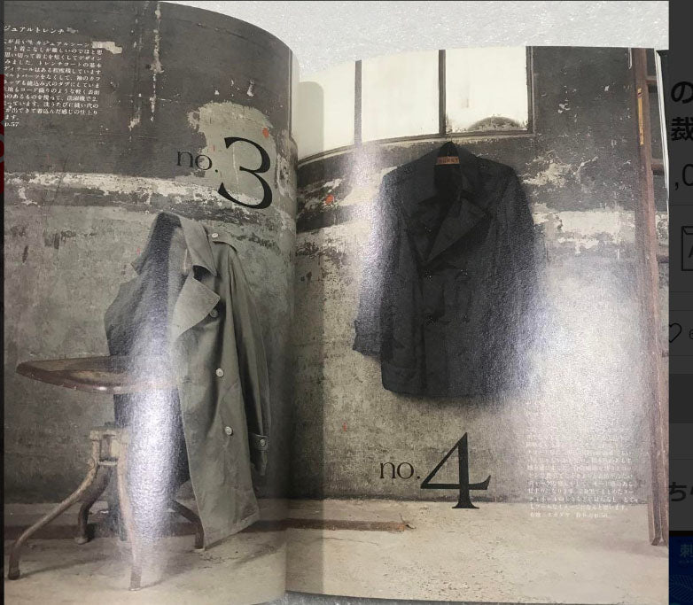 Mens Coat Making & Sewing patterns Book Men's Jacket coats basic - Japanese Craft Book