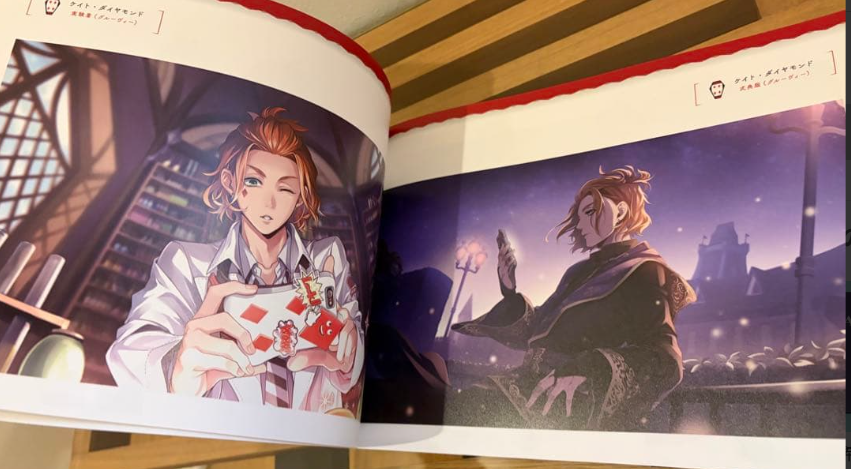 The Official Visual Book of Disney Twisted Wonderland - Card Art & Line Drawings Japanese art book