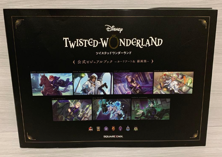The Official Visual Book of Disney Twisted Wonderland - Card Art & Line Drawings Japanese art book