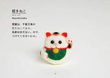 A small felt roly-poly toy tumbler doll Japanese Craft Book