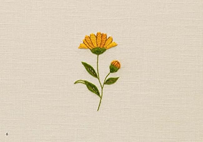 single flower embroidery Japanese Craft Book