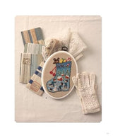 Enjoy cross-stitch Christmas embroidery that colors the holy night Japanese Craft Book