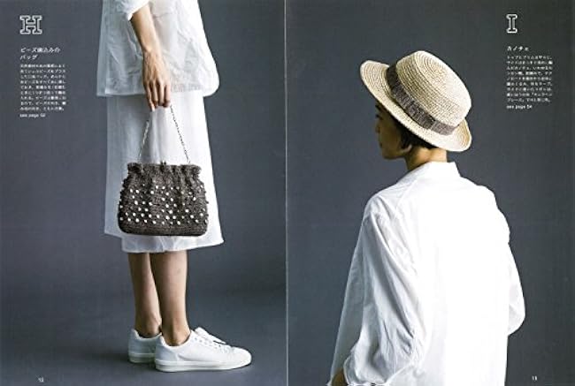 High-quality bags and hats knitted with washable linen thread Yuka Echizen - Japanese Craft Book