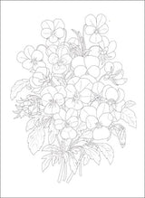 Coloring Book for Adults: Beautiful Flowers: Original Art by P.J. Redoute Japanese Coloring Book