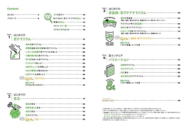 My first moss interior - Japanese Craft Book