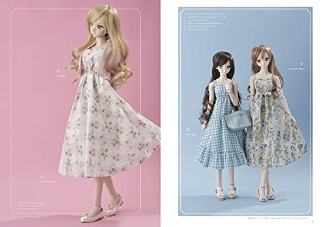 Taeko Sekiguchi Dollfie Dream? sewing book basic girly style [Spring/Summer] - Japanese Craft Book