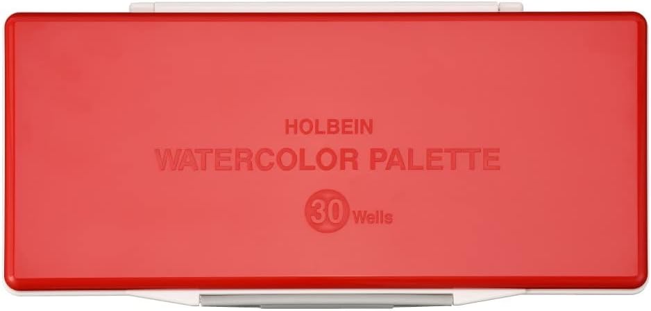 Holbein Watercolor Palette with Removable Compartments RP-30, 30 Wells (32 Small Cups, 4 Large Cups) 210192