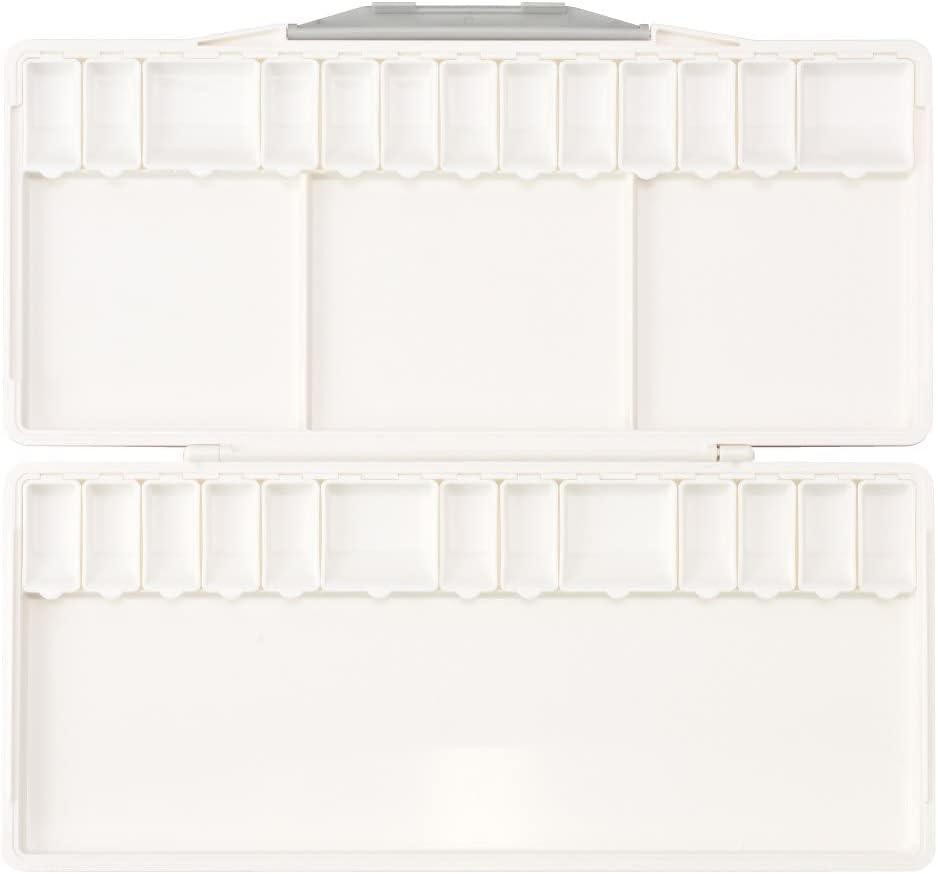 Holbein Watercolor Palette with Removable Compartments RP-30, 30 Wells (32 Small Cups, 4 Large Cups) 210192