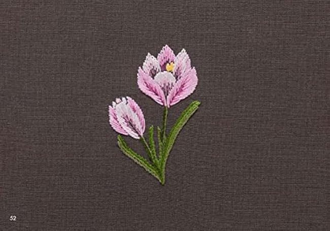 single flower embroidery Japanese Craft Book