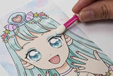 Princess coloring book with drawing cosmetics palette (TJMOOK) - Japanese Craft Book