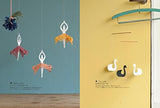 Mobiles, garlands, wall decorations Scandinavian cute paper cutting: Comes with actual large-sized paper that can be cut and made immediately. Japanese Craft Book