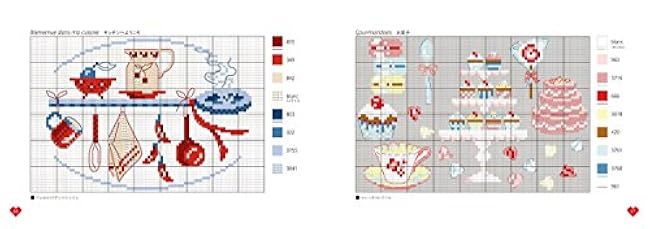 600 small cross stitches found in a French sewing box Veronique Ingenge - Japanese Craft Book